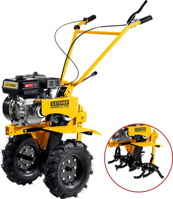 Мотоблок с понижающей передачей GT-430 STEHER Мотоблок с понижающей передачей GT-430 STEHER