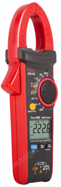 Токовые клещи RGK CM-20 с поверкой