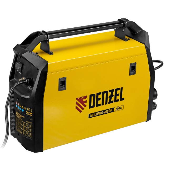 Аппарат инверторный полуавтоматической сварки MultiMIG-200DP Synergy Double Pulse Denzel