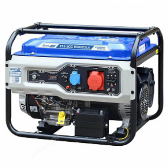 Бензиновый генератор TSS SGG 9000E3LA + комплект ручек и колес TSS (190049)