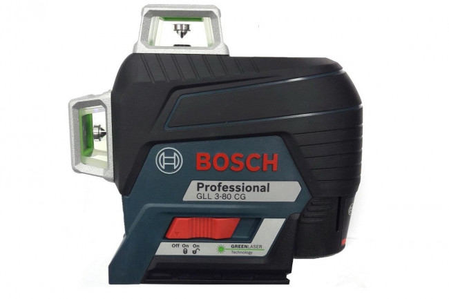 Лазерный уровень Bosch  GLL 3-80 CG + BM 1 + GBA 12V + L-Boxx (0.601.063.T00)