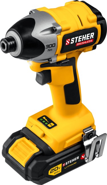 Винтоверт бесщеточный CSB-300-2 STEHER 2 АКБ Винтоверт бесщеточный CSB-300-2 STEHER 2 АКБ