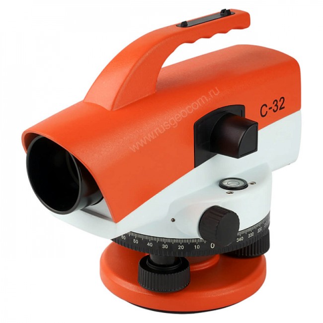 Комплект оптический нивелир RGK C-32 с поверкой + штатив S6-N + рейка AMO S5