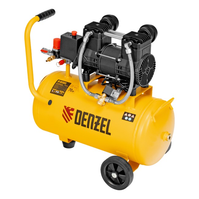 Компрессор безмасляный малошумный DLP-950/24 Denzel