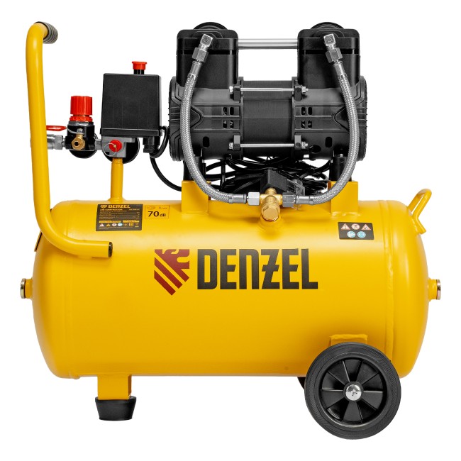 Компрессор безмасляный малошумный DLP-950/24 Denzel