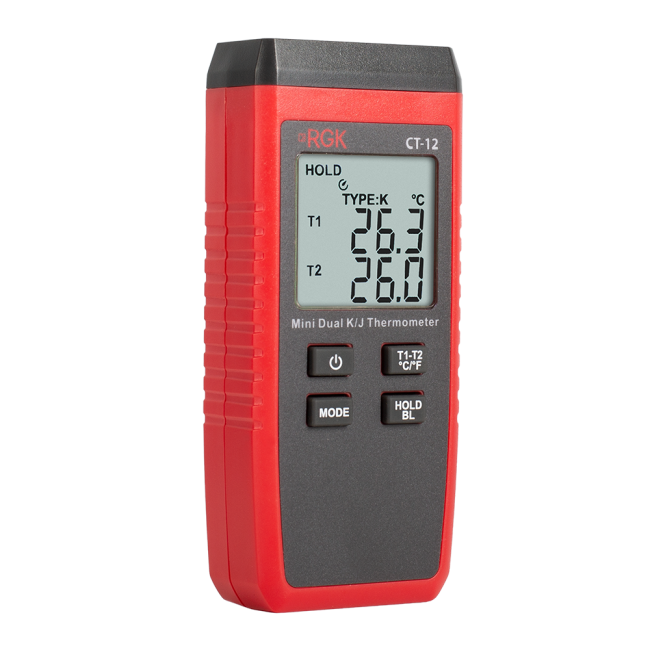 Термометр RGK CT-12 с погружным зондом температуры TR-10W Термометр RGK CT-12 с погружным зондом температуры TR-10W