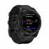 Часы Garmin Fenix 7 Solar серый с черным ремешком