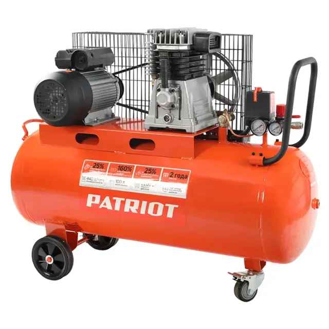 Компрессор поршневой ременной Patriot PTR 100-440I
