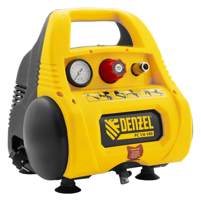 Компрессор воздушный безмасляный РС 1/6-180 Denzel