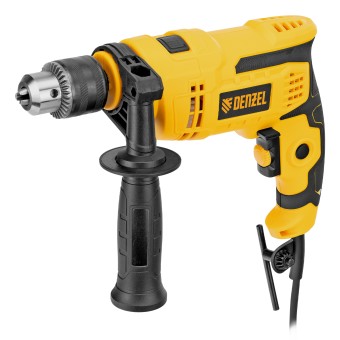 Дрель ударная IDD-750, 750 Вт, 0-3000 об/мин, 48000 уд/мин Denzel