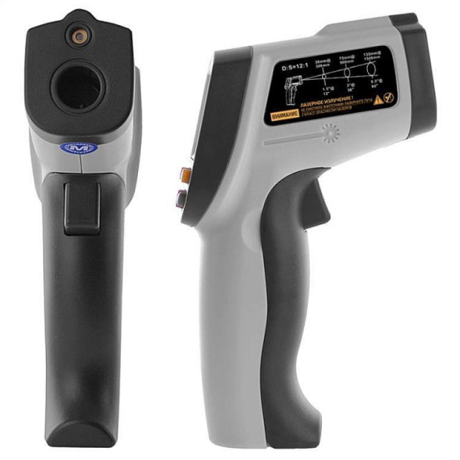 Инфракрасный термометр с цветным дисплеем МЕГЕОН 16950 Инфракрасный термометр с цветным дисплеем МЕГЕОН 16950