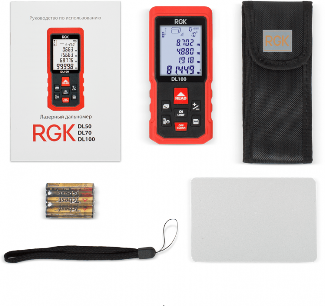 Лазерный дальномер RGK DL100