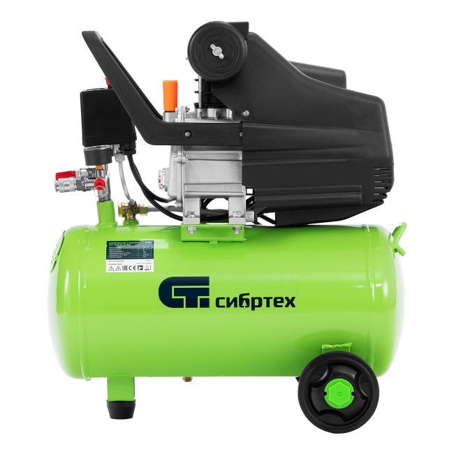 Компрессор с набором КК-1500/24 ПЛЮС прямой привод, масляный Сибртех