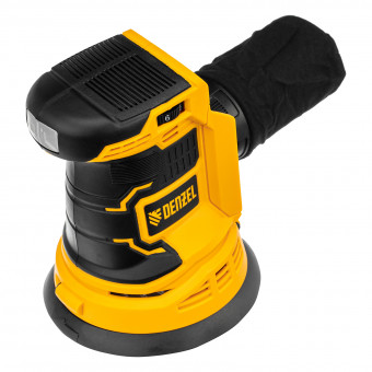 Машина шлифовальная эксцентриковая аккумуляторная COS-125-0 Denzel