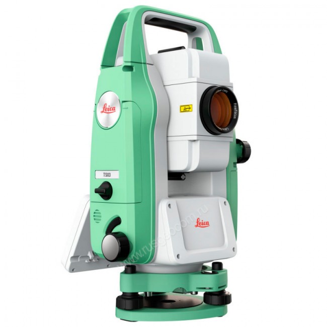Комплект 4 в 1: тахеометр Leica TS03 R500 (5") со штативом, отражателем и вехой