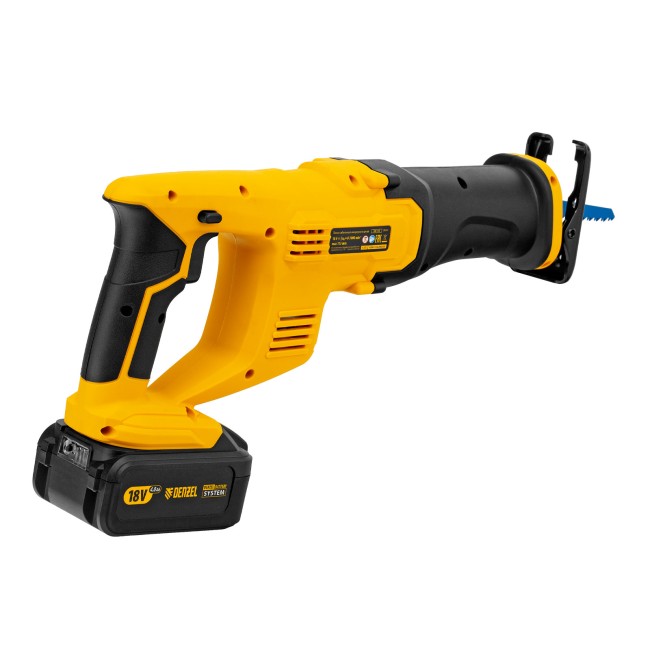 Пила сабельная аккумуляторная CRC-115 Denzel Пила сабельная аккумуляторная CRC-115 Denzel