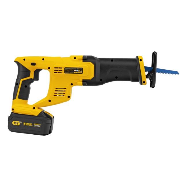 Пила сабельная аккумуляторная CRC-115 Denzel Пила сабельная аккумуляторная CRC-115 Denzel