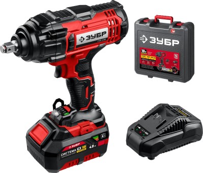 Гайковерт ударный ГУЛ-410-41 ЗУБР 1 АКБ