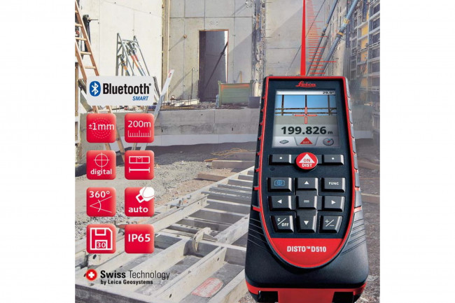 Лазерный дальномер Leica DISTO D510 Лазерный дальномер Leica DISTO D510