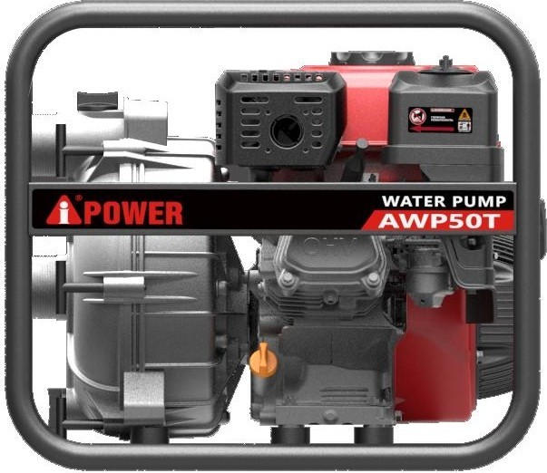 Бензиновая мотопомпа для грязной воды A-iPower AWP50T