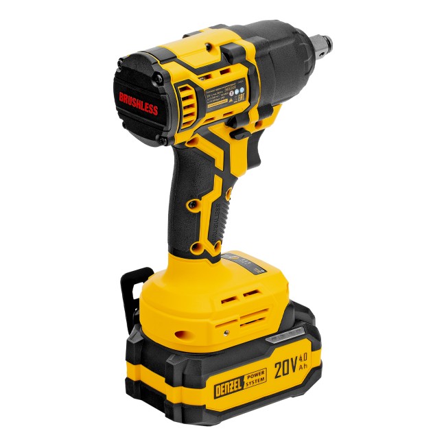 Гайковерт ударный аккумуляторный CIWH-BL-20-500 Denzel