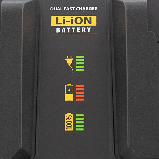 Устройство зарядное для аккумуляторов IBC-18-3.0-2, Li-Ion, 18В, 3.0 А, для двух батарей Denzel