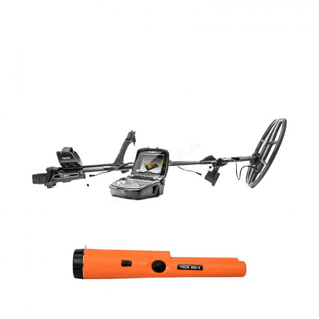 Комплект: металлоискатель Nokta Makro Invenio Pro + пинпоинтер RGK MD-5