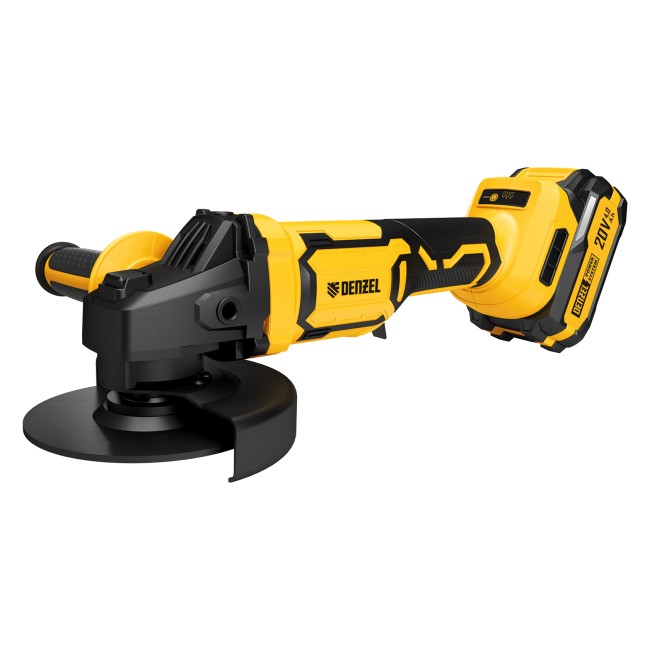 Машина шлифовальная угловая аккумуляторная  AGH-BL-20-125 Denzel