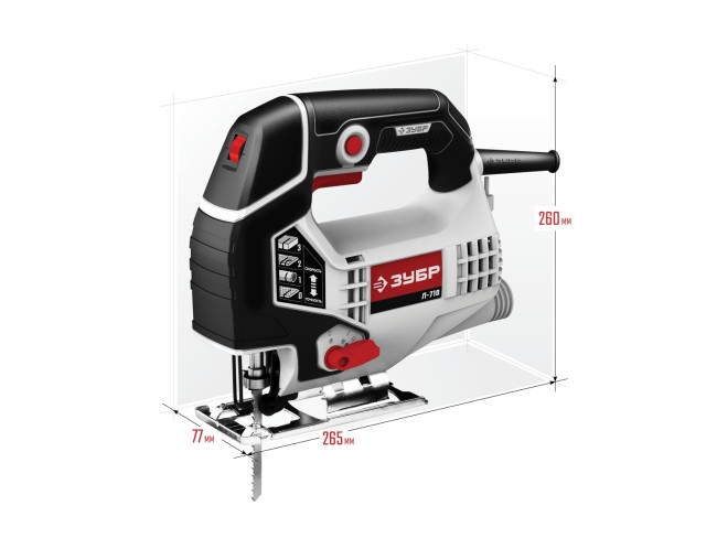 Электрический лобзик Л-710 ЗУБР