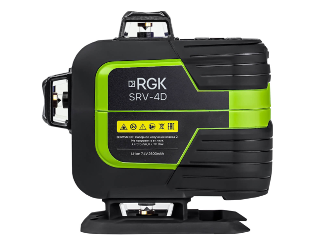Лазерный уровень RGK SRV-4D с сервоприводом