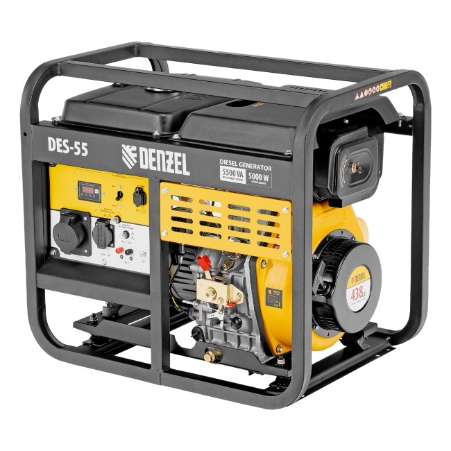 Генератор дизельный DES-55, 5,5 кВт Denzel