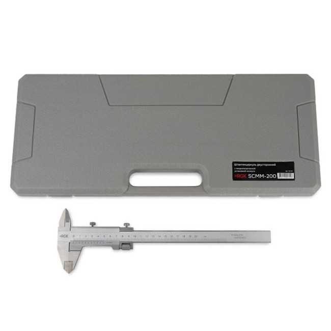Штангенциркуль RGK SCMM-200 с поверкой