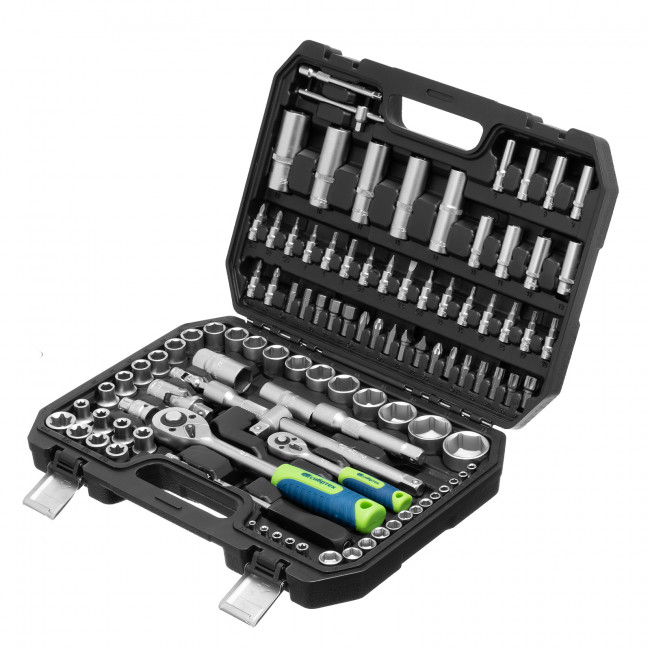 Набор инструментов 1/2", 1/4" 108 предметов Сибртех