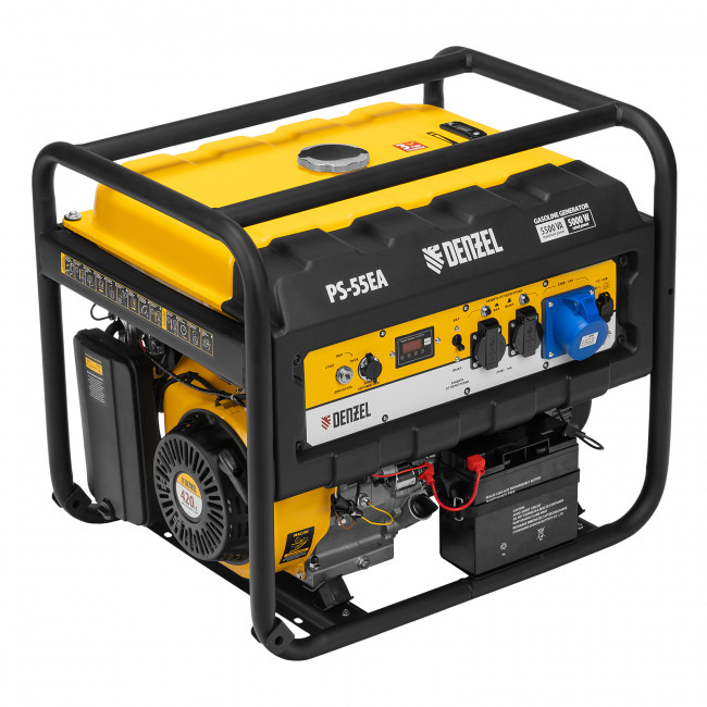 Генератор бензиновый PS 55 EA, 5.5 кВт Denzel
