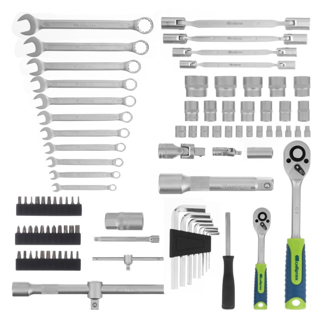 Набор инструментов 1/2", 1/4" 89 предметов Сибртех