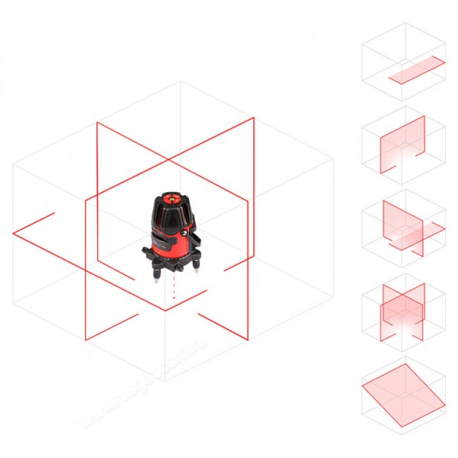 Комплект: лазерный уровень RGK LP-64 + штатив RGK LET-170 Комплект: лазерный уровень RGK LP-64 + штатив RGK LET-170