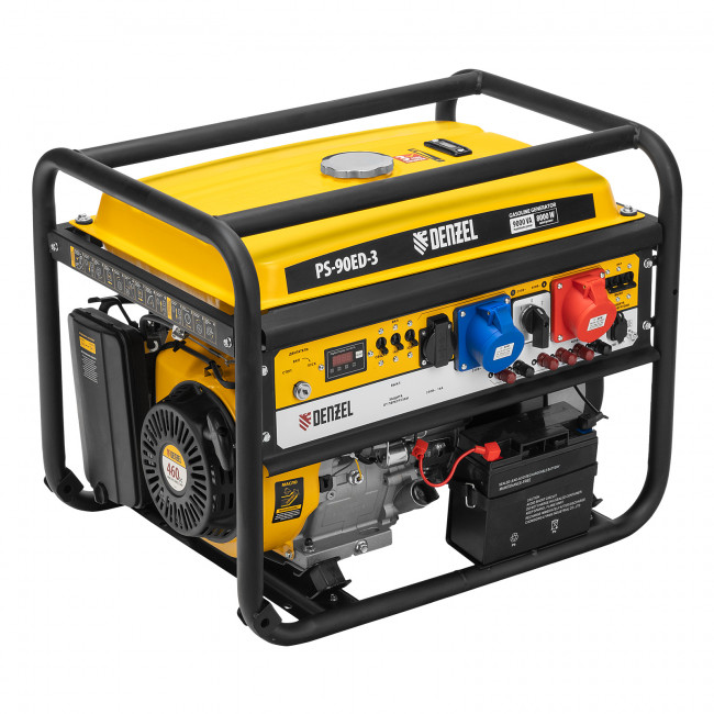 Генератор бензиновый PS 90 ED-3, 9.0 кВт Denzel