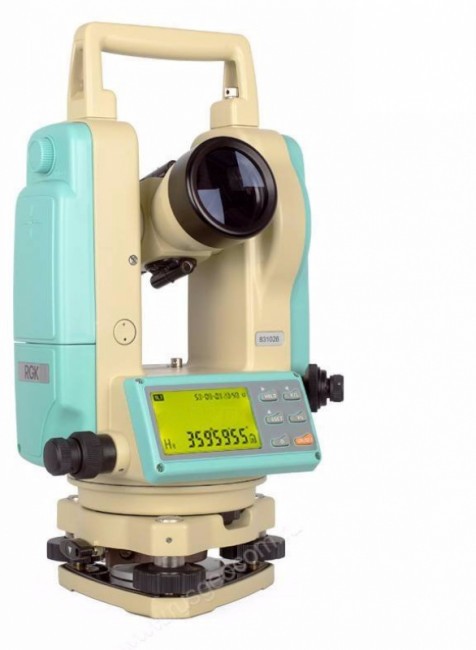 Электронный теодолит RGK T-02 с лазерным целеуказателем с поверкой