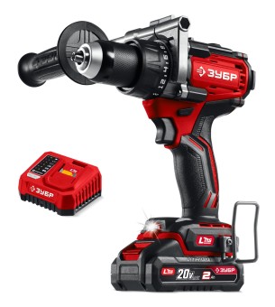 Бесщеточная дрель-шуруповерт ДБ-165-21 ЗУБР 20 В, 165 Н·м, 1 АКБ LMS (2 А·ч