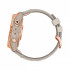 Часы Garmin Fenix 7S Sapphire Solar титановый цвета розовое золото с песчаным кожаным ремешком