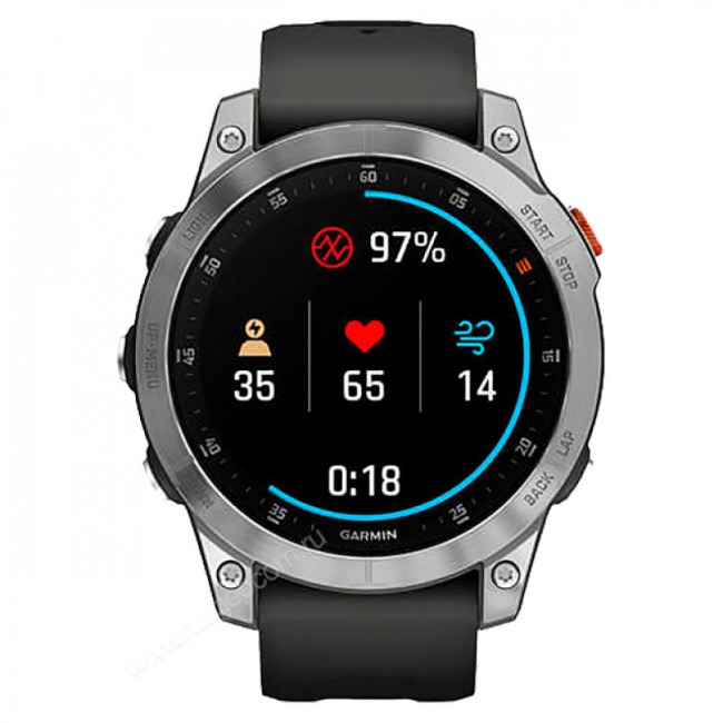 Часы Garmin Epix (Gen 2) серый стальной