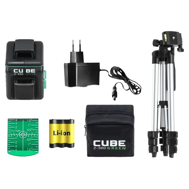 Лазерный уровень ADA Cube 2-360 Green Professional Edition