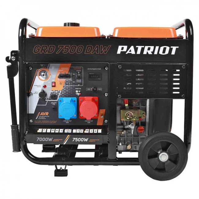 Дизельный генератор Patriot GRD 7500DAW