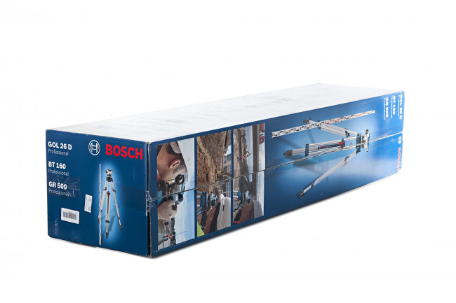 Комплект оптический нивелир Bosch GOL 26D штатив  рейка - 3 в 1 Комплект оптический нивелир Bosch GOL 26D штатив  рейка - 3 в 1