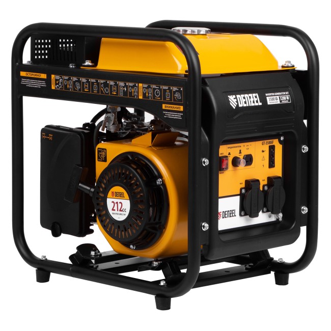 Генератор инверторный GT-3500iF, 3.5 кВт Denzel