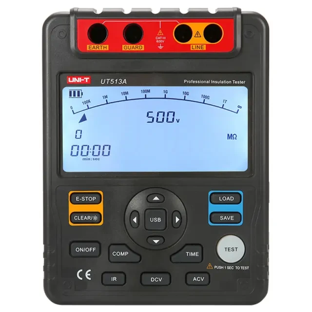 Измеритель сопротивления изоляции UNI-T UT513A