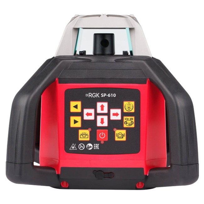 Комплект: ротационный нивелир RGK SP-610 + элевационный штатив RGK SH-170 Комплект: ротационный нивелир RGK SP-610 + элевационный штатив RGK SH-170
