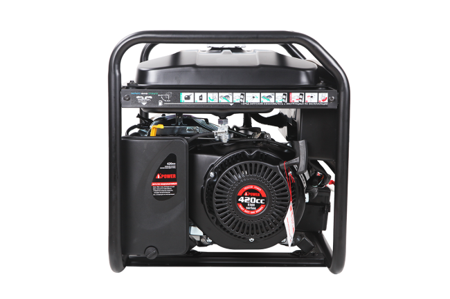 Бензиновый генератор A-iPower Lite AP6500E + блок автозапуска A-iPower 400 В, 25 А + транспортировочный комплект A-iPower S
