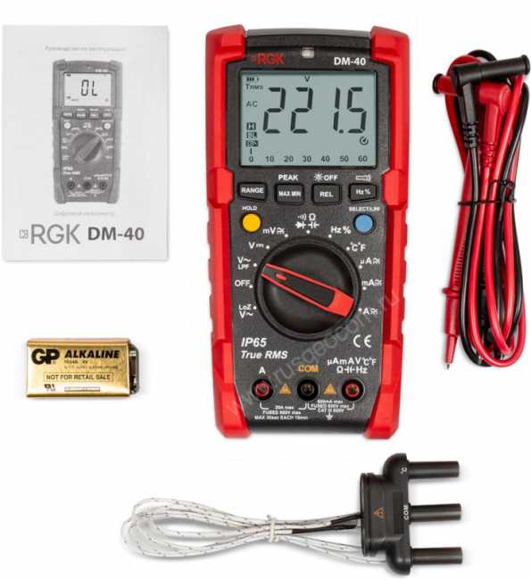 Мультиметр RGK DM-40